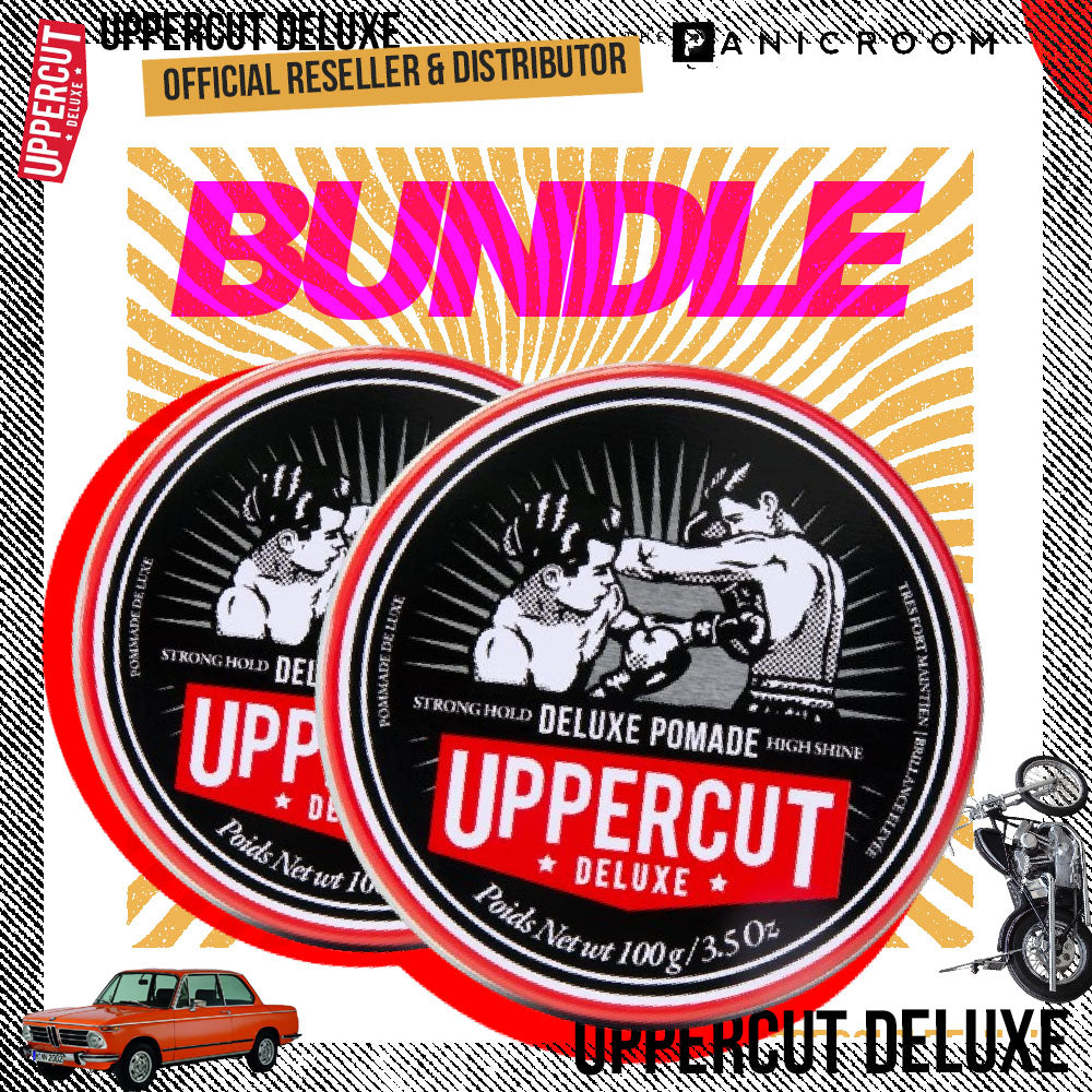 2 X UPPERCUT DELUXE POMADE BUNDLE - The Panic Room