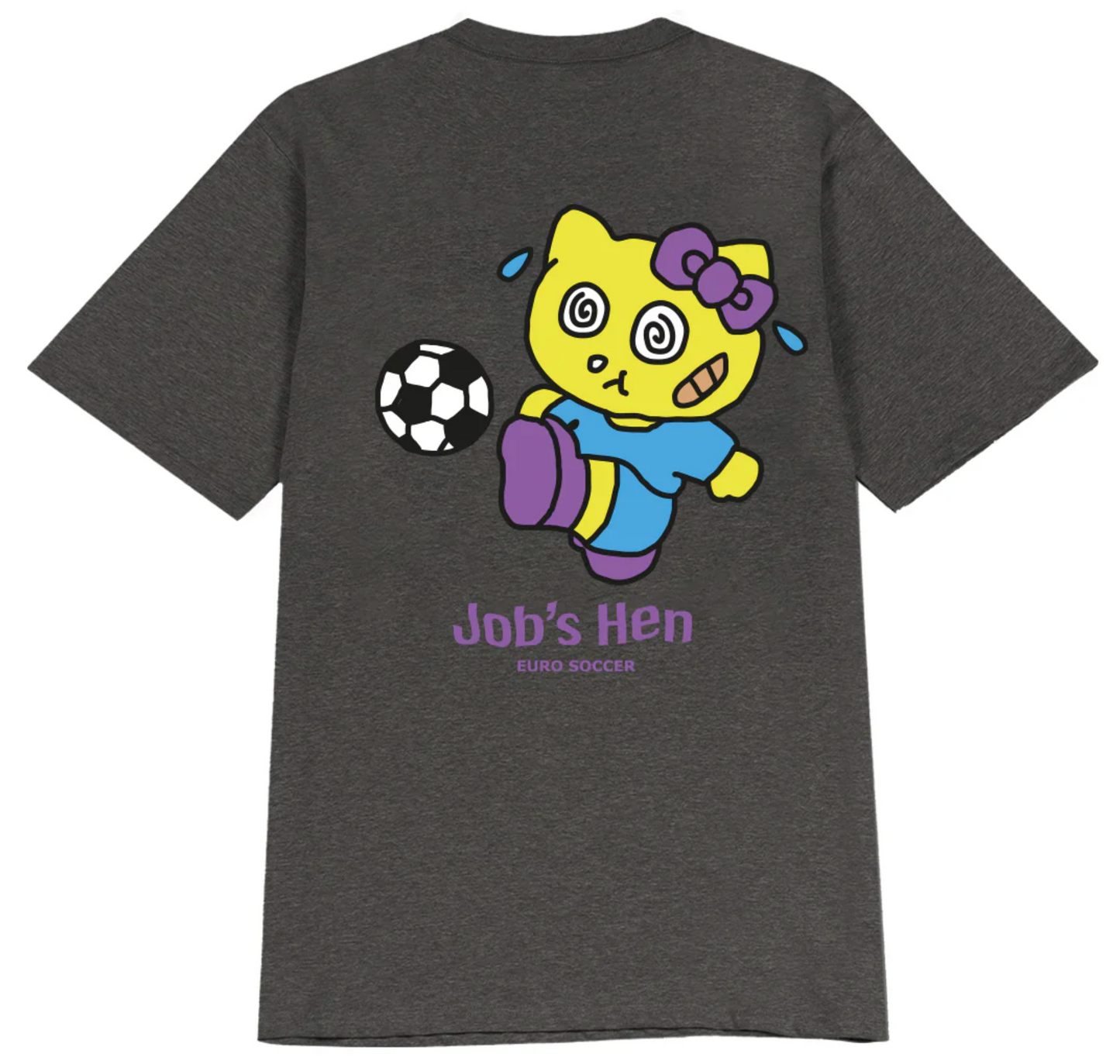 Job's Hen - Cut Meow Tee - The Panic Room