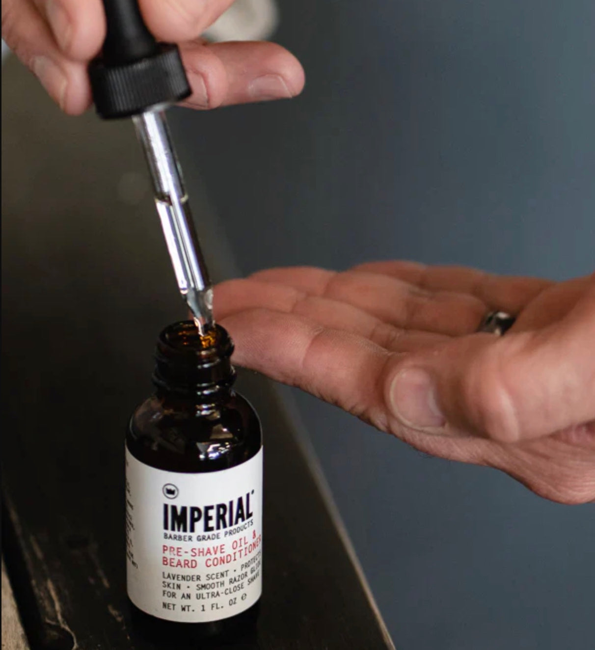 Imperial Barber Grade Products - Pre Shave Oil & Beard Conditioner - The Panic Room