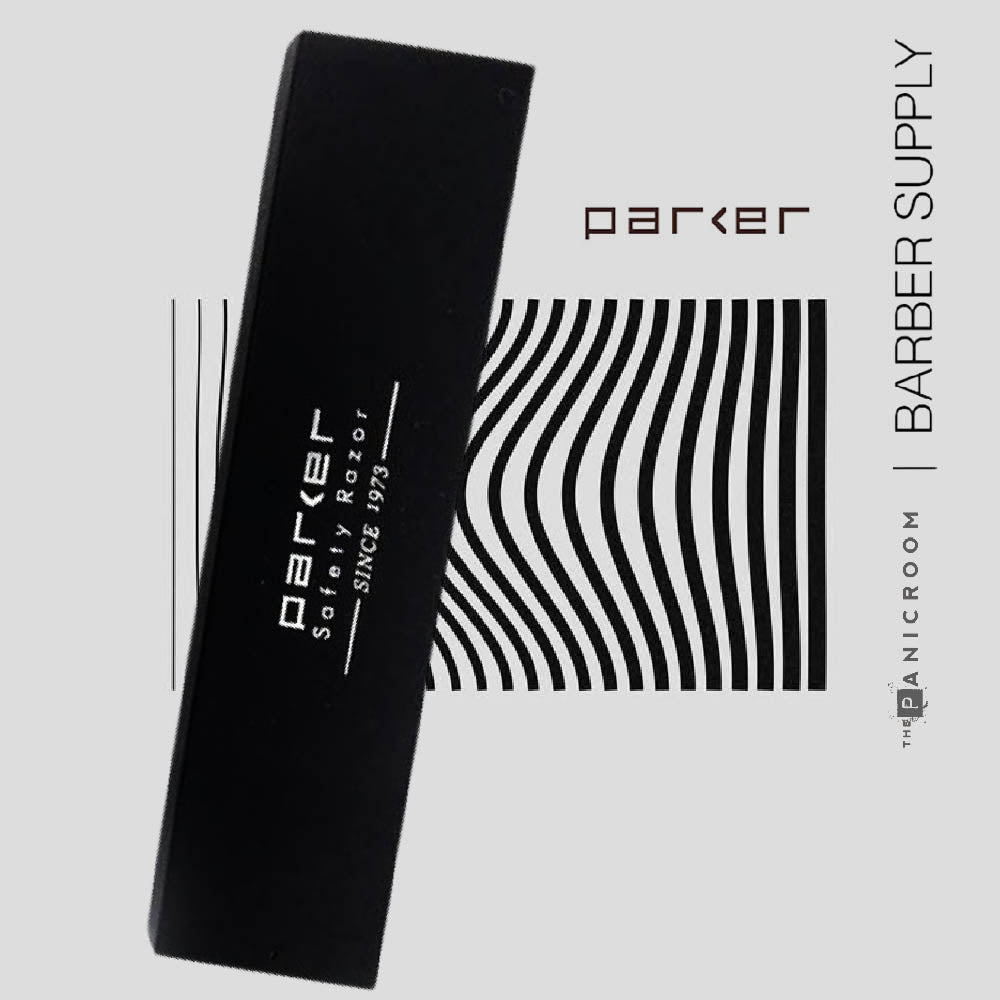 Parker - PTW Straight Razor, Push Type, White Resin Handle - The Panic Room