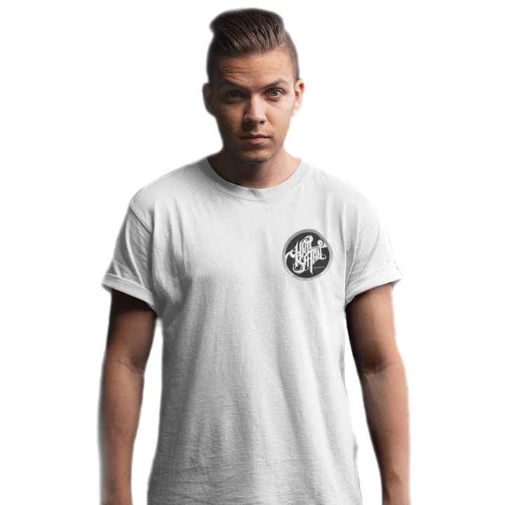 Hail Satan Records - Club Tee, White - The Panic Room