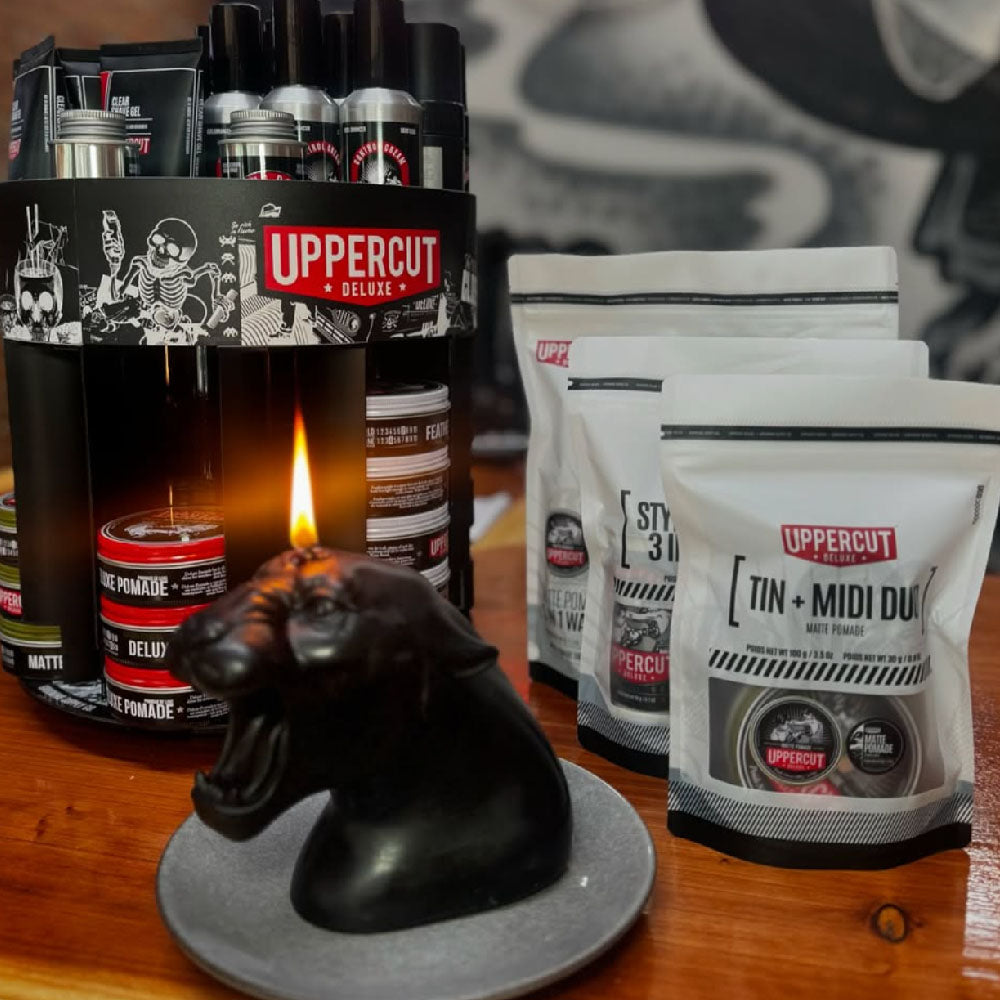 Uppercut Deluxe - Panther Head Candle - The Panic Room