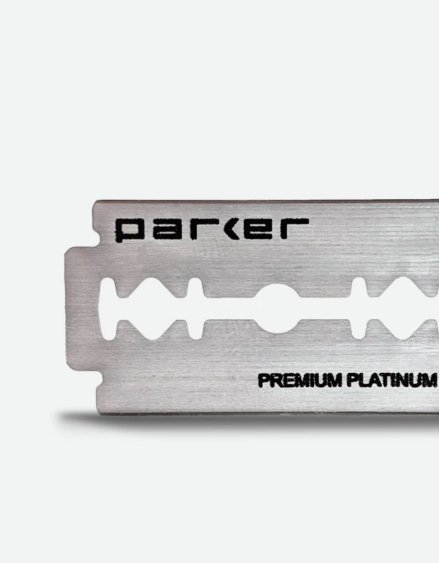 Parker - Premium Platinum Double Edge Blades, 6 packs of 5 blades - The Panic Room