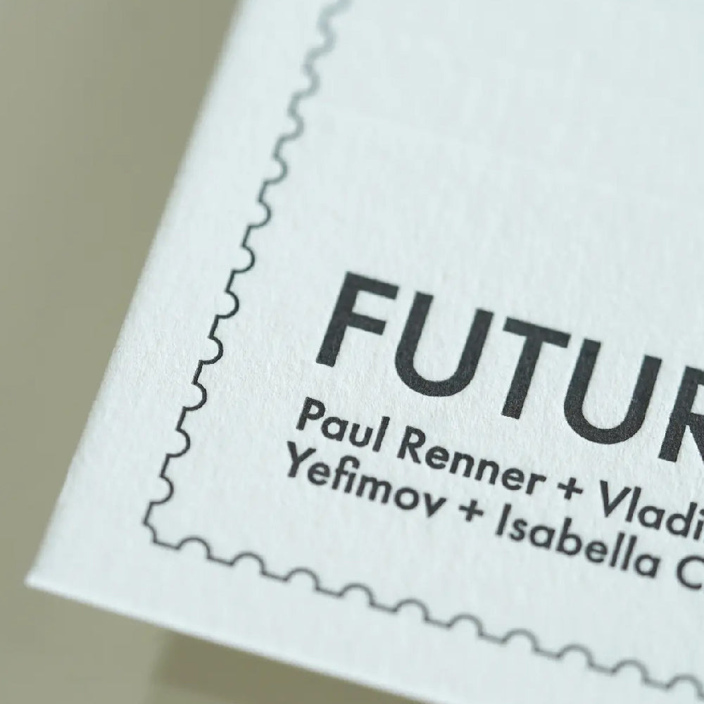 Hrvst.Store - Futura Postcard, A6, Letterpress - The Panic Room