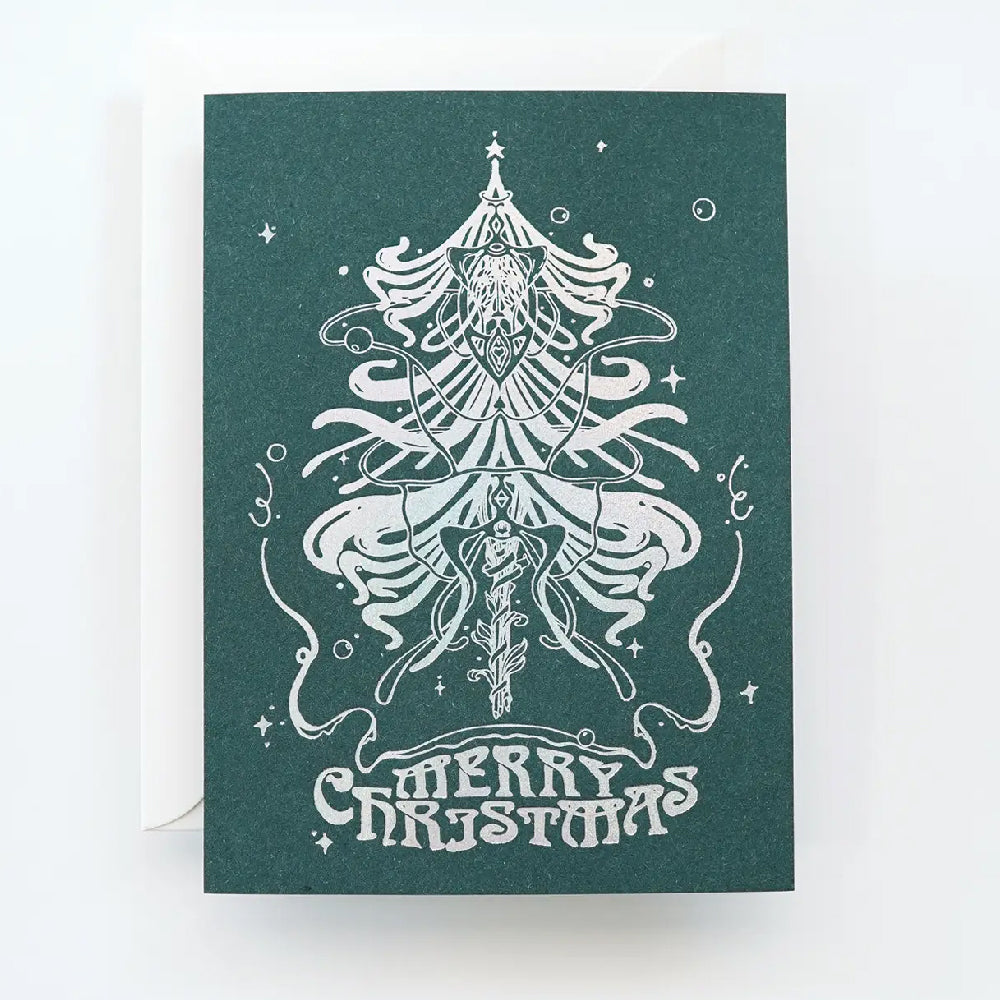Hrvst.Store - Art Nouveau Christmas Card