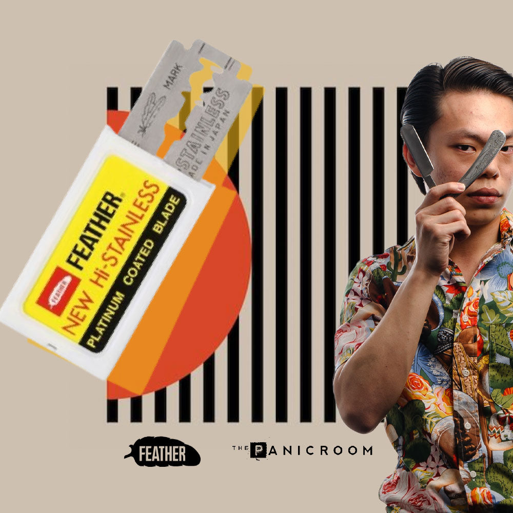 Feather - Double Edge Razor Hi-Stainless, 20pcs - The Panic Room