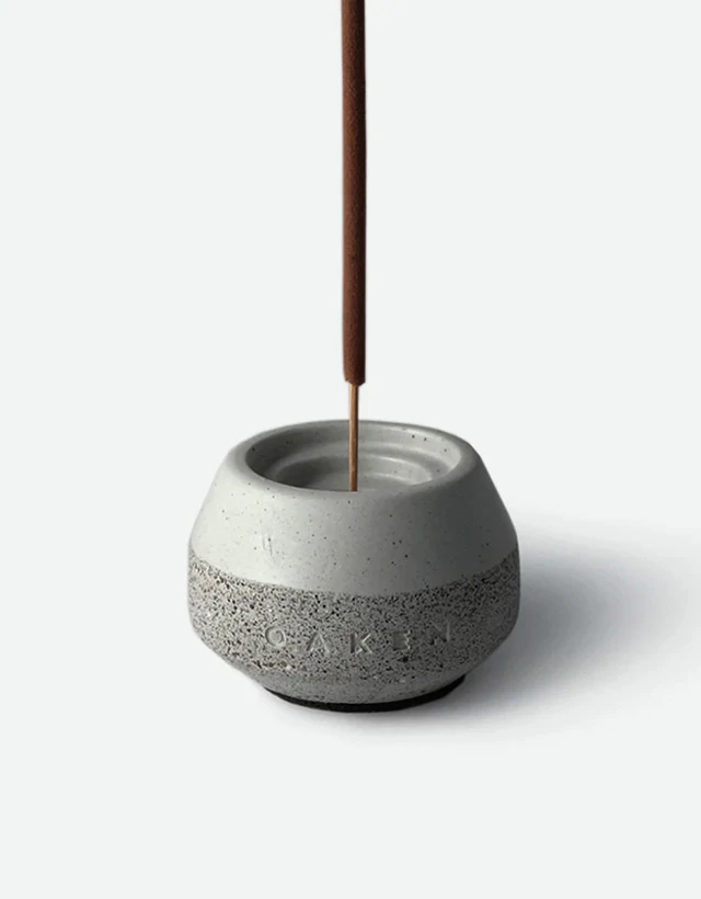 Oaken Lab - Oaken x Conture Concrete Incense Holder Set, Far Afield, 10 Sticks - The Panic Room