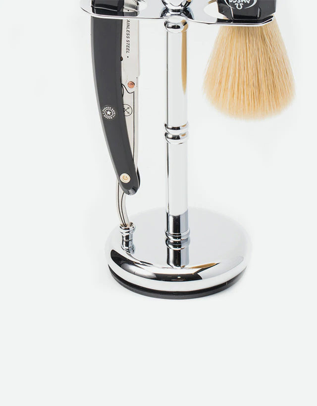 Parker - STRSTD-1 Chrome Straight Razor and Brush Stand - The Panic Room