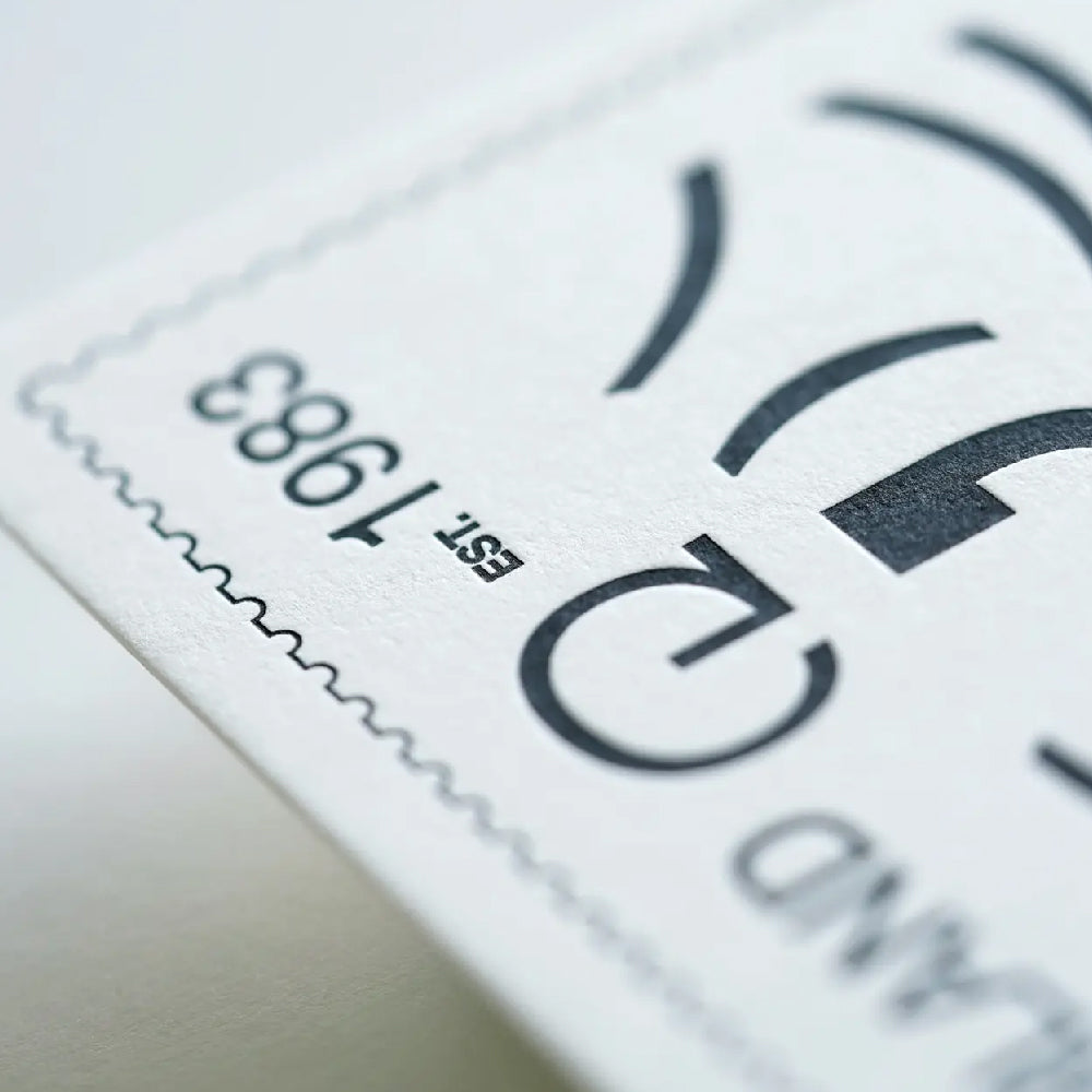 Hrvst.Store - Helvetica Neue Postcard, A6, Letterpress