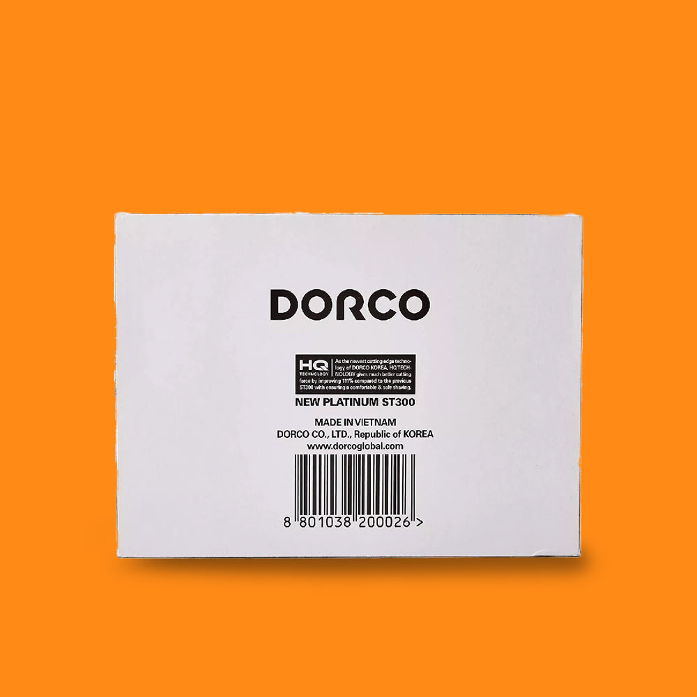 Dorco - ST300, 100 Pcs Double Edge Razor Blades - The Panic Room