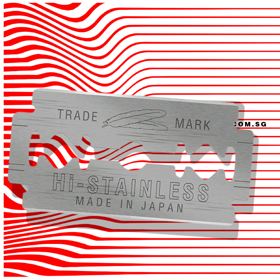 Feather - Double Edge Razor Hi-Stainless, 10pcs