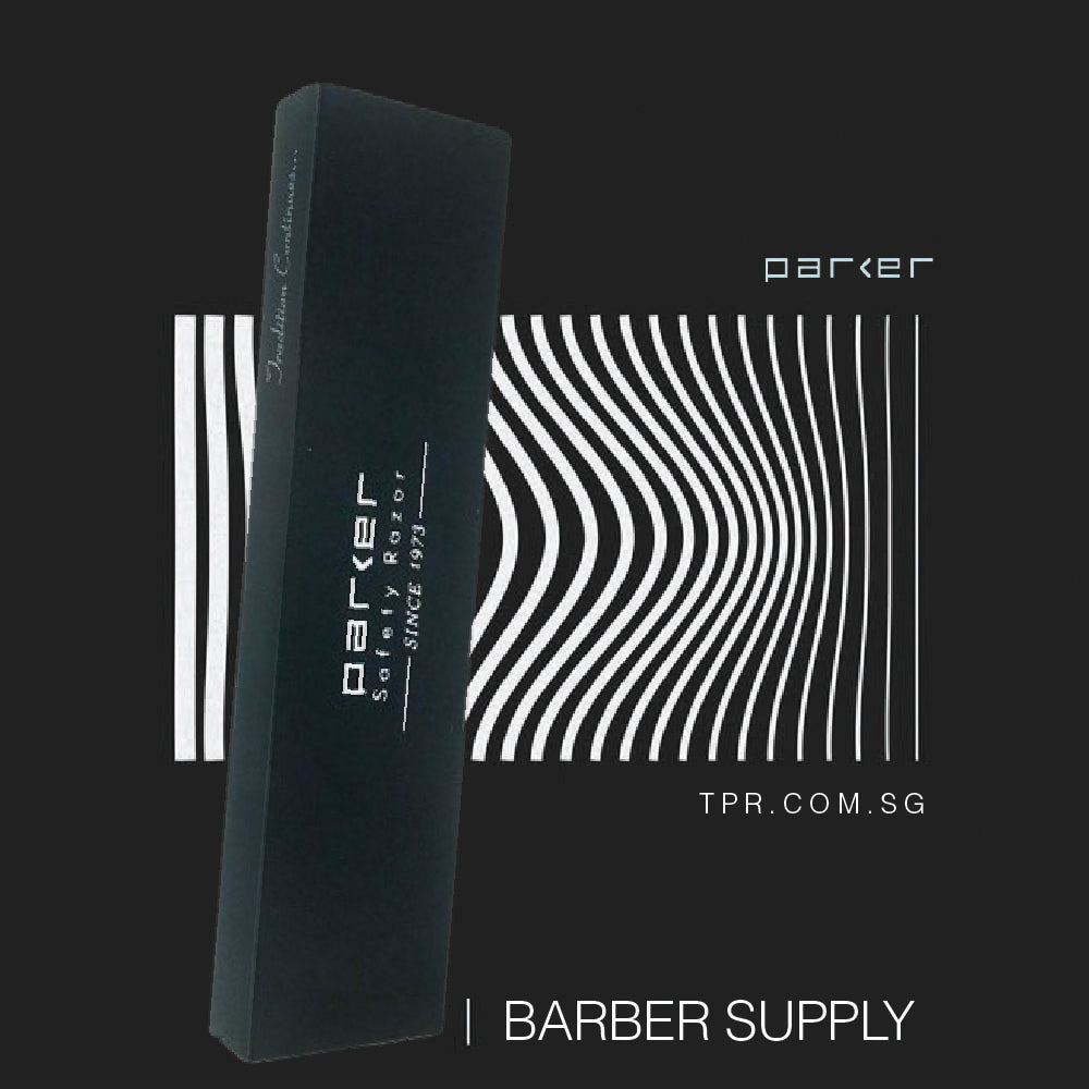 Parker - SRW / 34R Straight Razor, Clip Type, White Resin Handle - The Panic Room