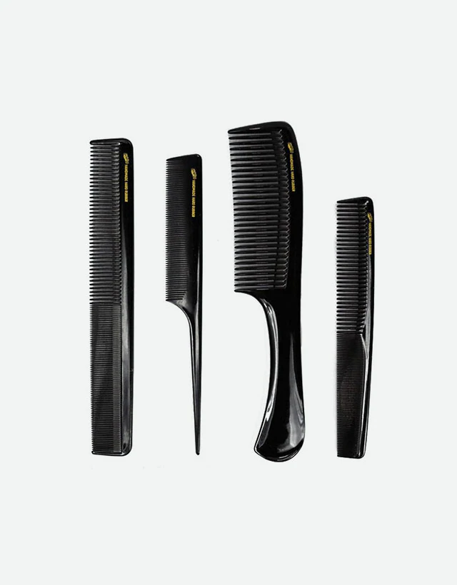 Suavecito - Professional Handmade Comb Kit, 4pc - The Panic Room