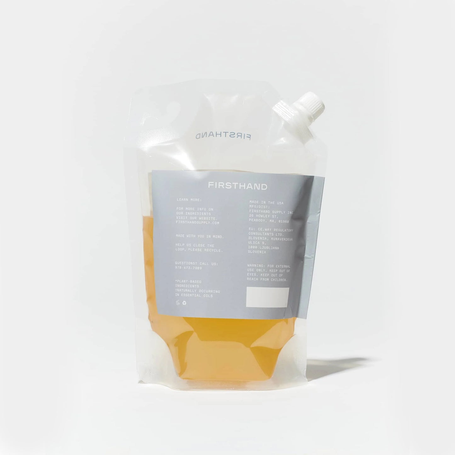 Firsthand Supply - Hydrating Shampoo Refill Pouch, 946ml - The Panic Room