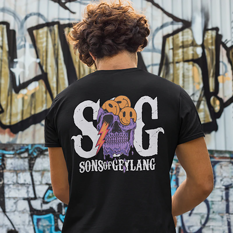 SOG Purple Daze T-Shirt, Black - The Panic Room