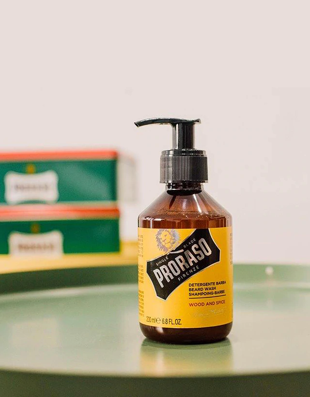 Proraso - Beard Wash, Wood & Spice, 200ml - The Panic Room