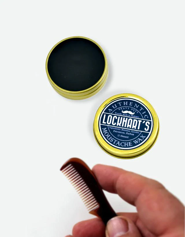 Lockhart's - Moustache Wax Heavy Duty Brown - The Panic Room