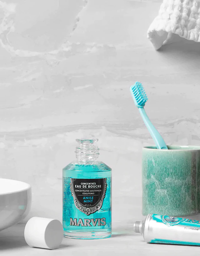 Marvis - Anise Mint Mouthwash, 120ml - The Panic Room