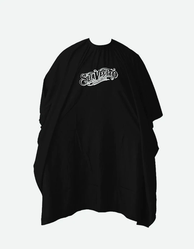 Suavecito - Script Logo Barber Cape - The Panic Room