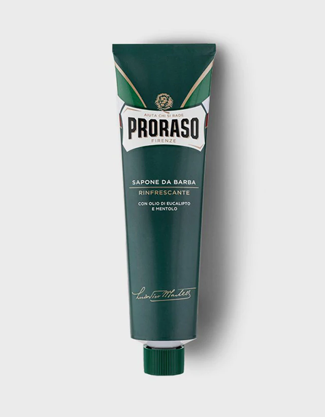 Proraso - Eucalyptus & Menthol Refresh Shaving Cream Tube, 150ml - The Panic Room
