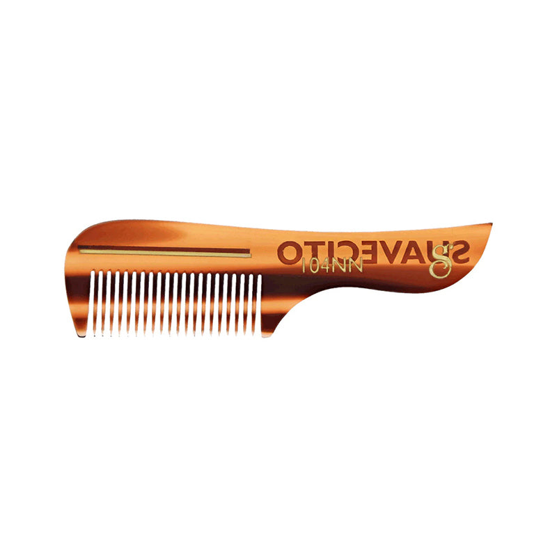Suavecito - Deluxe Mustache Comb, Amber - The Panic Room