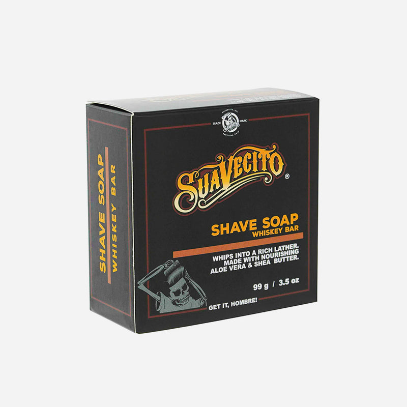 Suavecito - Premium Blends Shave Soap, Whiskey Bar, 99g - The Panic Room