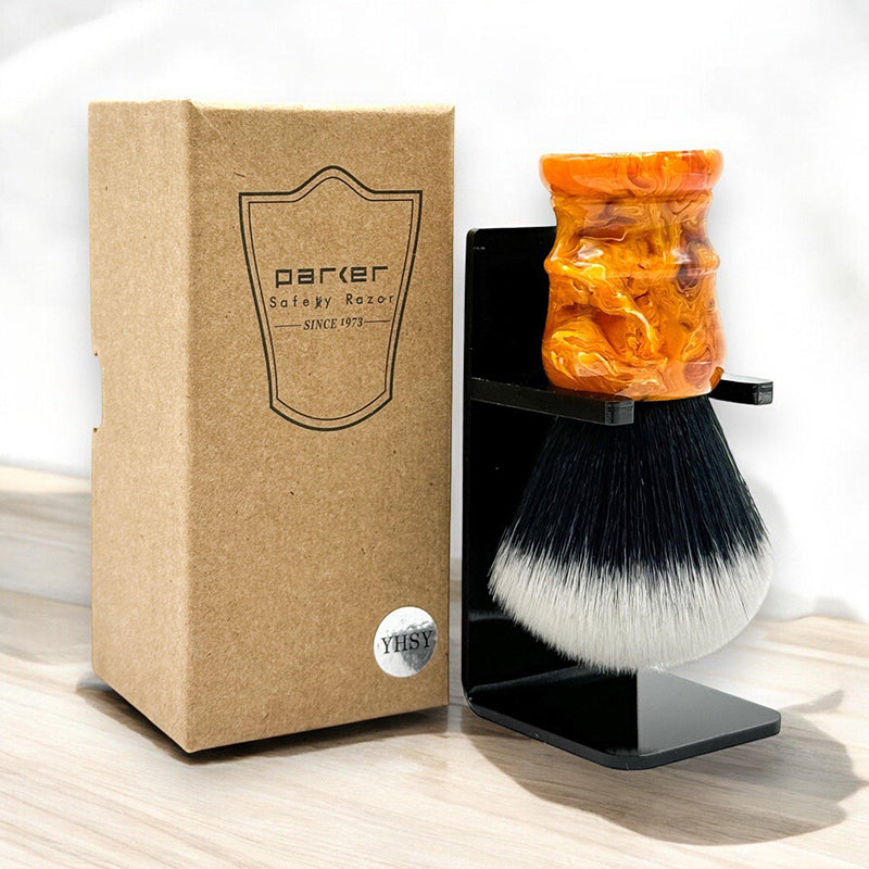 Parker - Synthetic Shaving Brush, Solar Storm, YHSY - The Panic Room