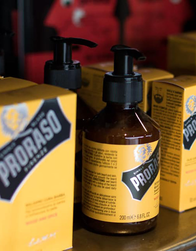 Proraso Beard Wash Wood And Spice 200ml The Panic Room 