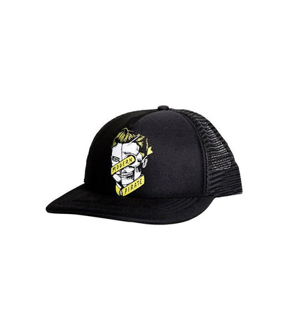 Modern Pirate - Junior Logo Trucker Hat (Yellow Logo) - The Panic Room
