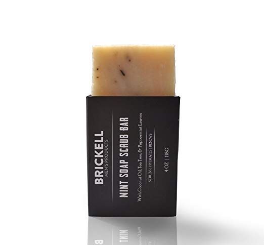 The Panic Room presents Brickell Soap Scrub Bar Mint