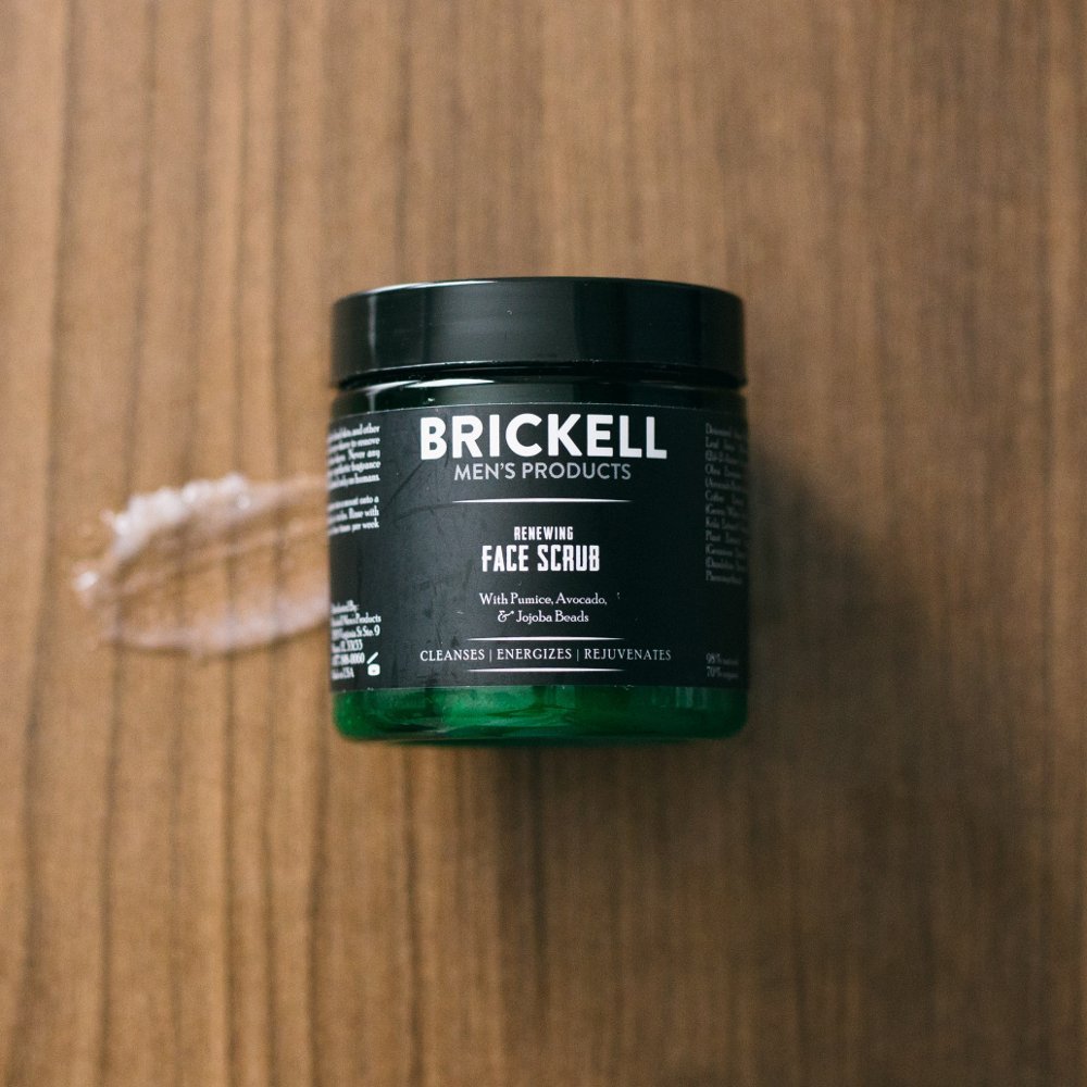 The Panic Room presents Brickell Renewing Face Scrub
