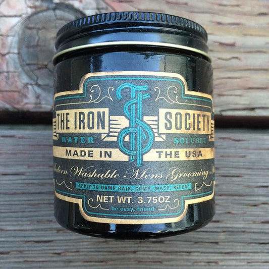 The Panic Room presents The Iron Society Water Soluble Pomade