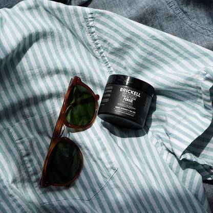 Brickell Men's Products - Strong Hold Texturizing Pomade for Men - The Panic Room