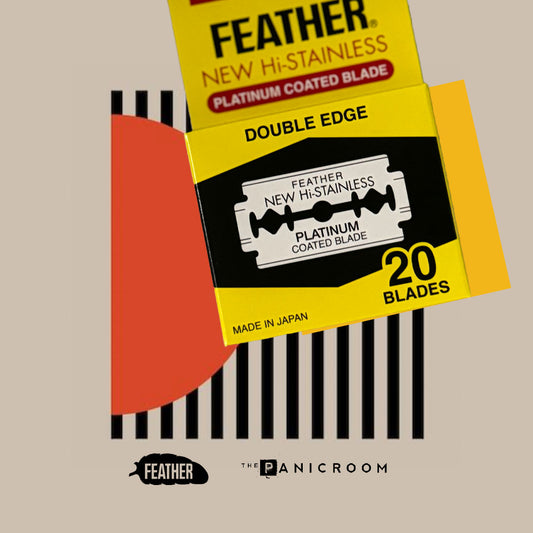 Feather - Double Edge Razor Hi-Stainless, 20pcs