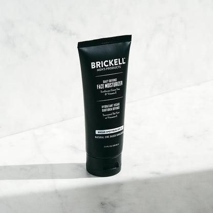 Brickell Men's Products - Daily Defense Face Moisturizer with SPF 20 for Men, 100ml - The Panic Room