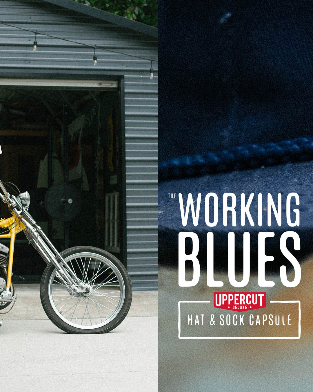 Uppercut Deluxe - Cap ( Working Blues ) - The Panic Room