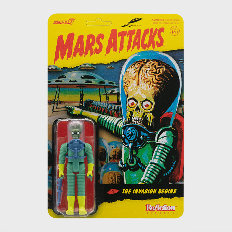 Super7 - Mars Attacks ReAction Figure - The Invasion Begins - The Panic Room