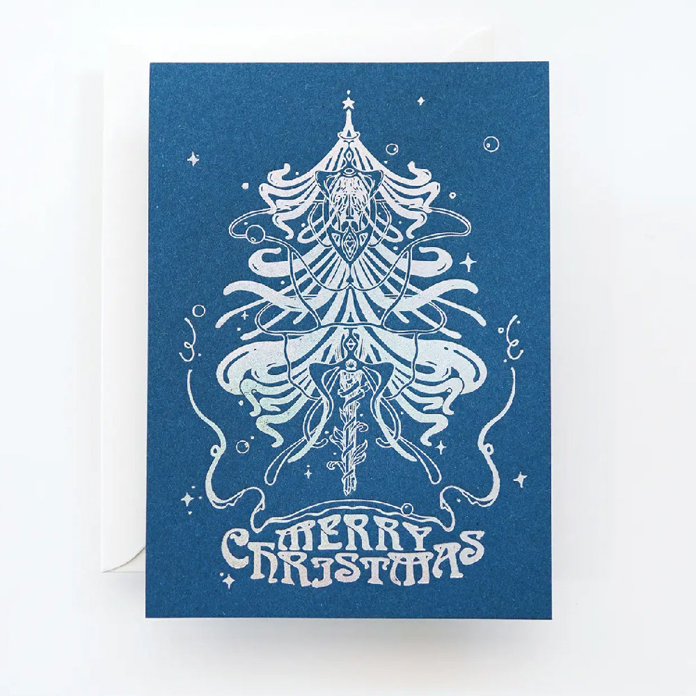 Hrvst.Store - Art Nouveau Christmas Card