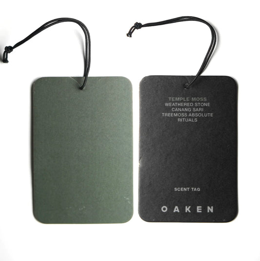Oaken Lab - Scent Tag, Temple Moss