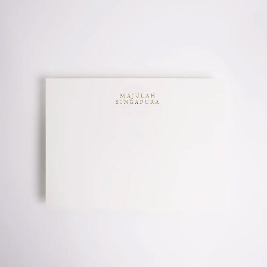 Hrvst.Store - Singapura Imprints Notecard
