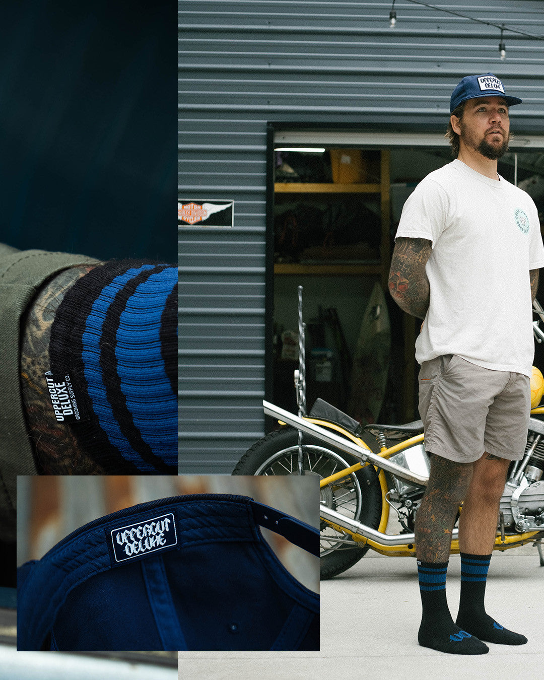 Uppercut Deluxe - Socks ( Working Blues ) - The Panic Room