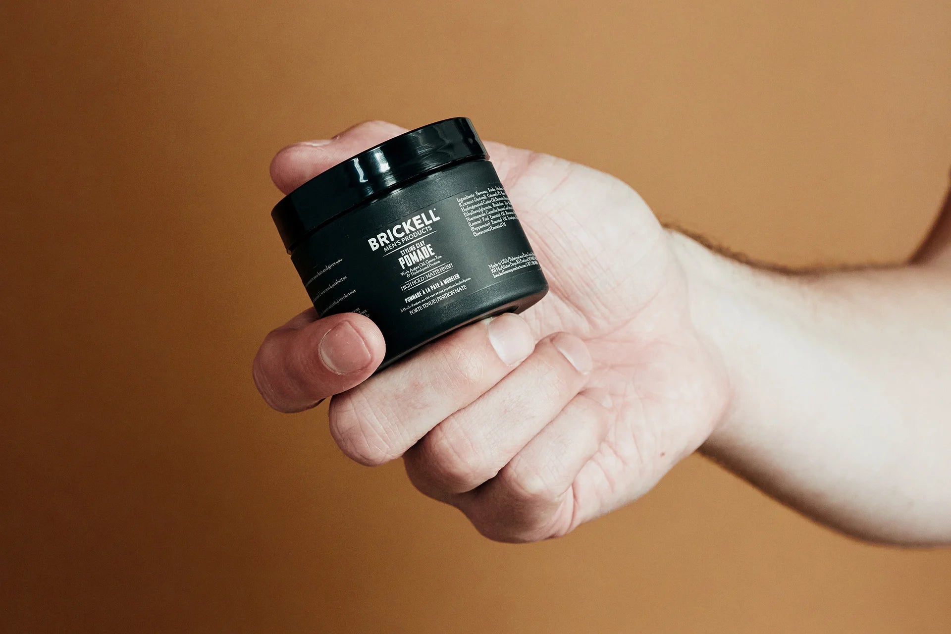 Brickell Men's Products - Styling Clay Pomade - The Panic Room