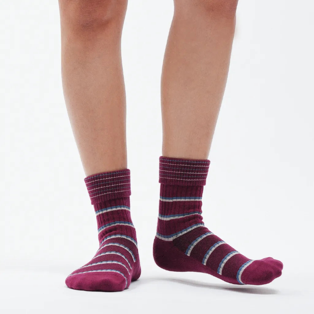 GOODPAIRSOCKS - Late For Summer, Burgundy Onion - The Panic Room