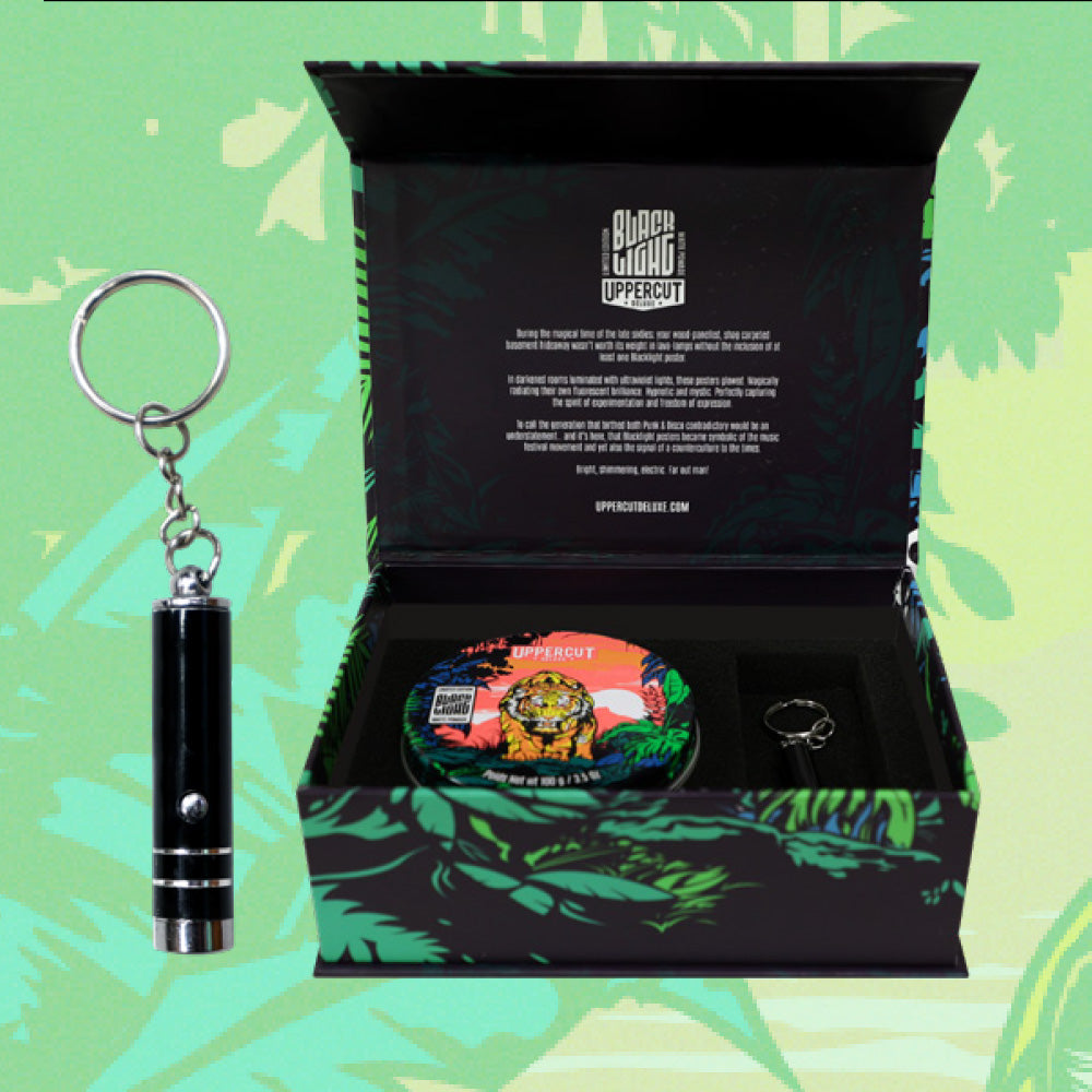 Uppercut Deluxe - Matte Pomade, Black Light, Collector's Kit