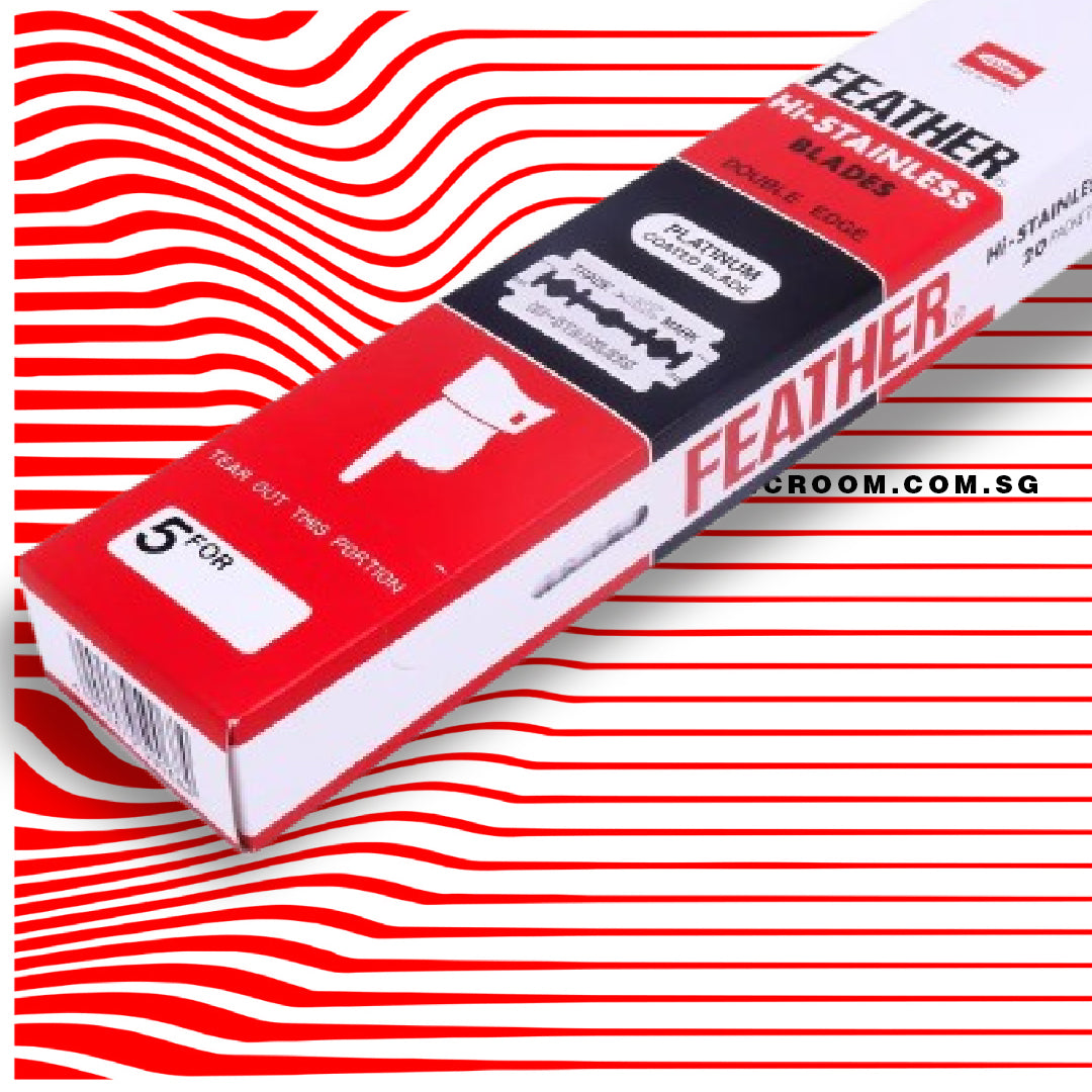 Feather - Double Edge Razor Hi-Stainless, 100pcs