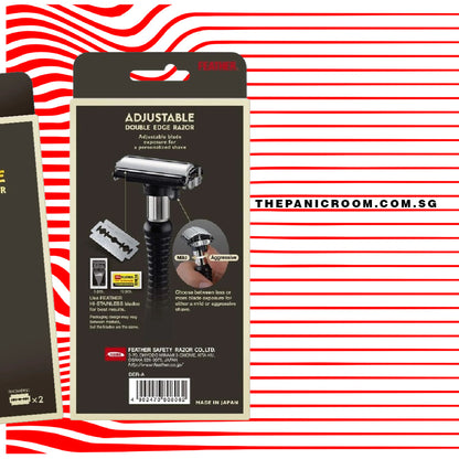 Feather - Adjustable Double Edge Razor, DER-A