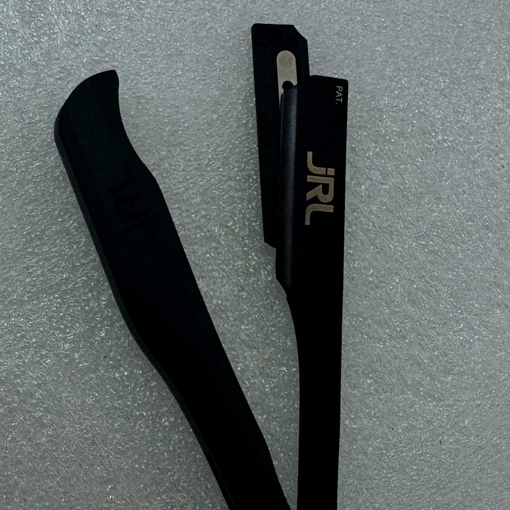 JRL - Magnetic Straight Edge Razor, Black - The Panic Room