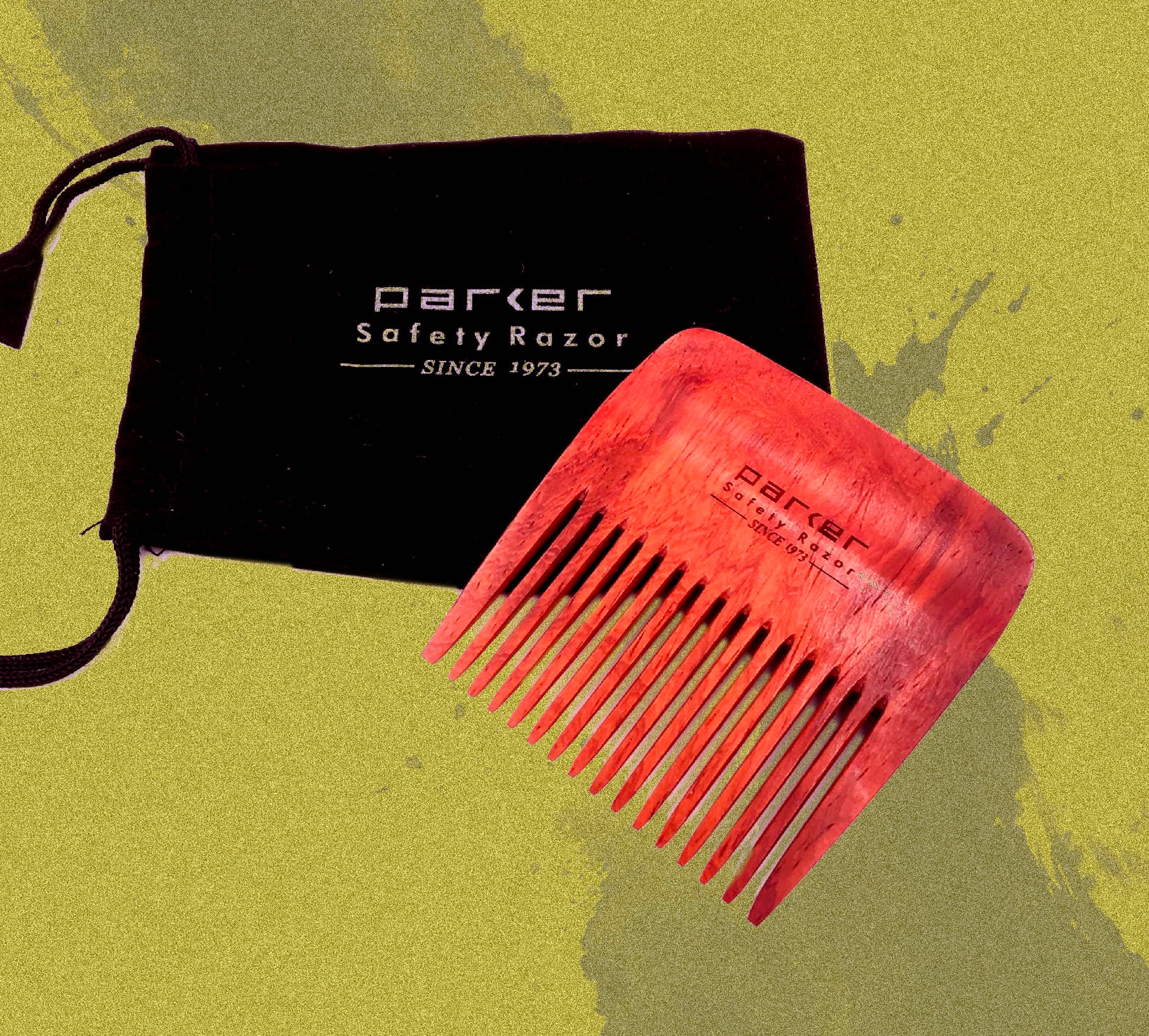 Parker - Wide Tooth Beard Comb, Rosewood - The Panic Room