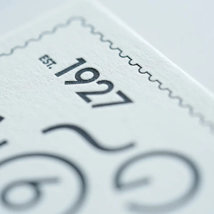 Hrvst.Store - Futura Postcard, A6, Letterpress - The Panic Room
