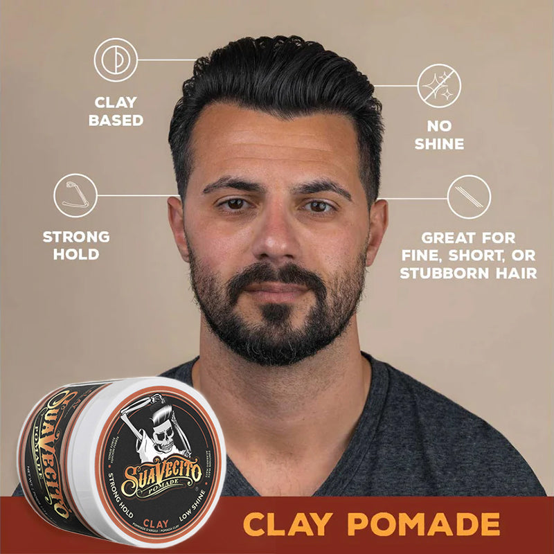 Suavecito - Firme Clay Pomade, 65g - The Panic Room